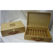 Coffret à thé en bois - Les coffrets du Morvan